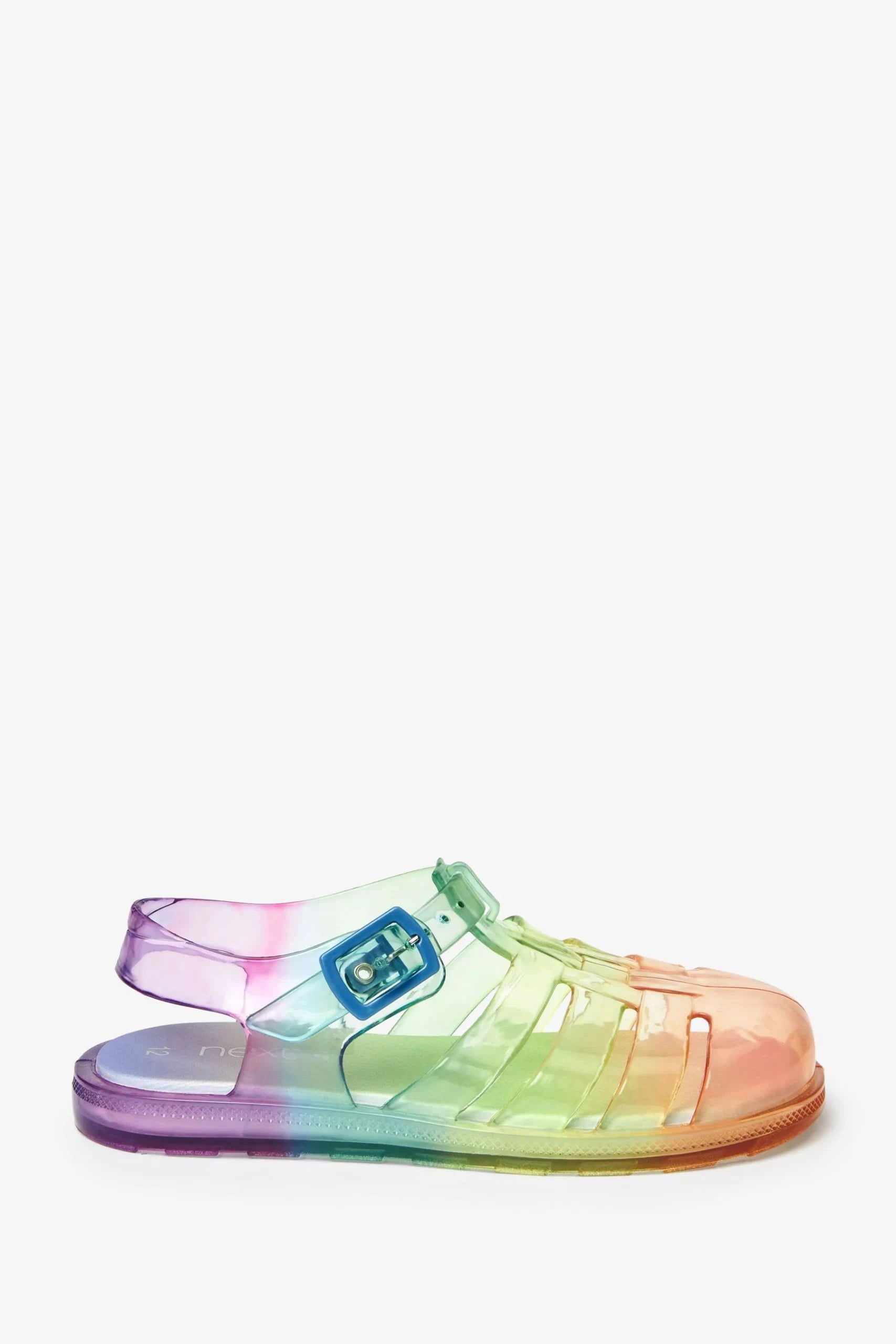 Next - Yumuşak Tabanlı Gökkuşağı Çocuk Jöle Sandalet - 25.5-Dinossi