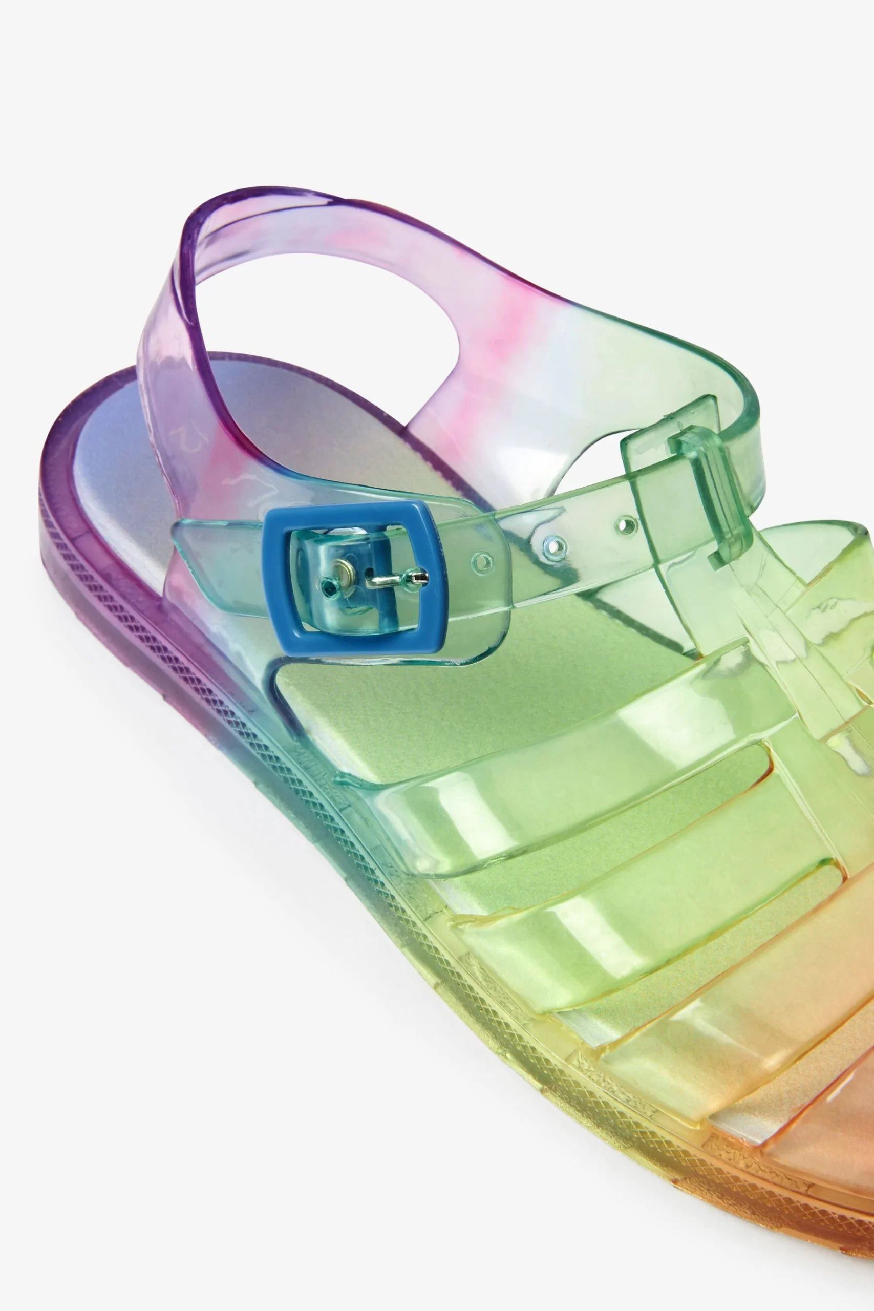 Next - Yumuşak Tabanlı Gökkuşağı Çocuk Jöle Sandalet - 23-Dinossi