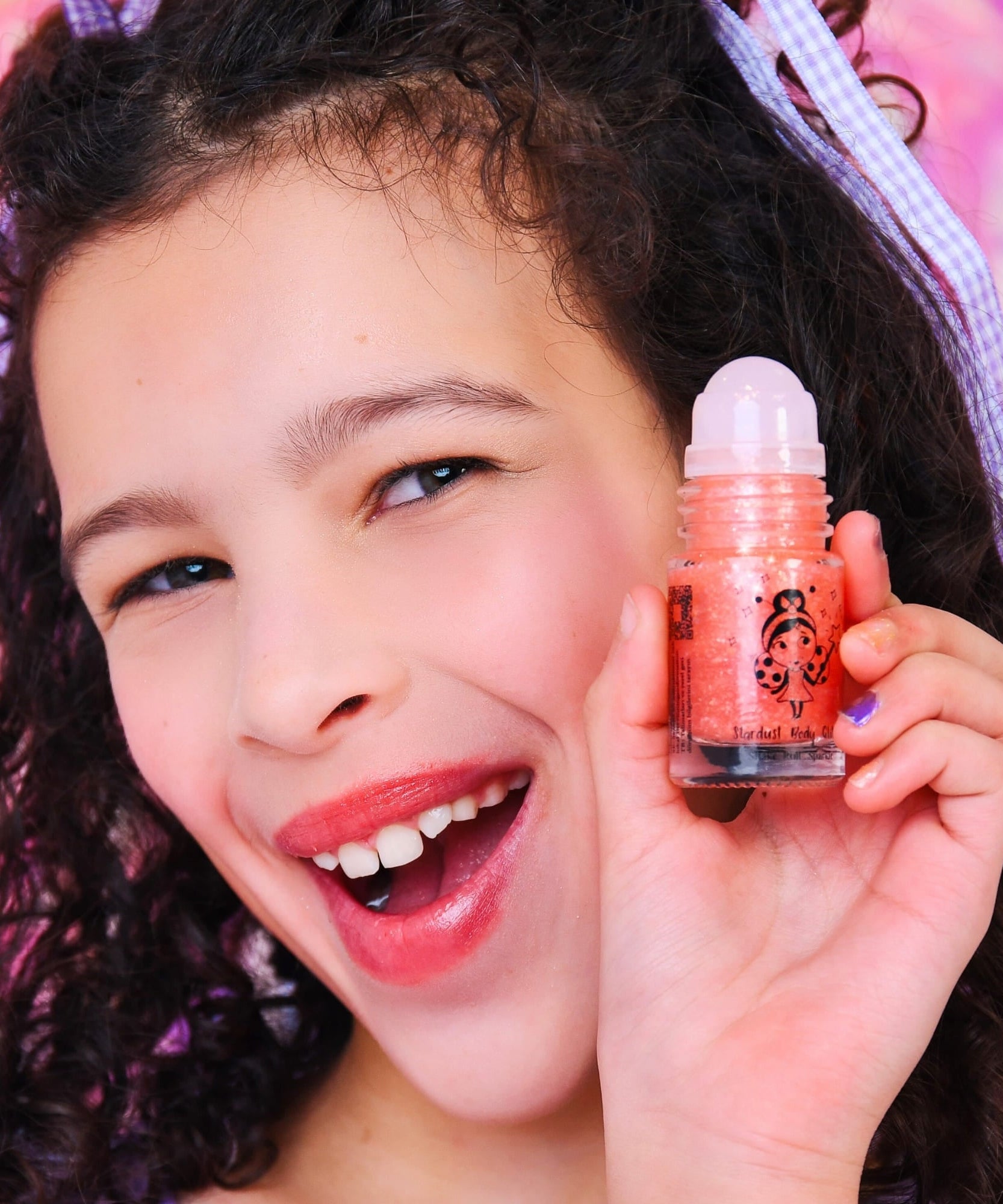 Miss Nella - Planet Pink Roll-On Lichaamsglitter