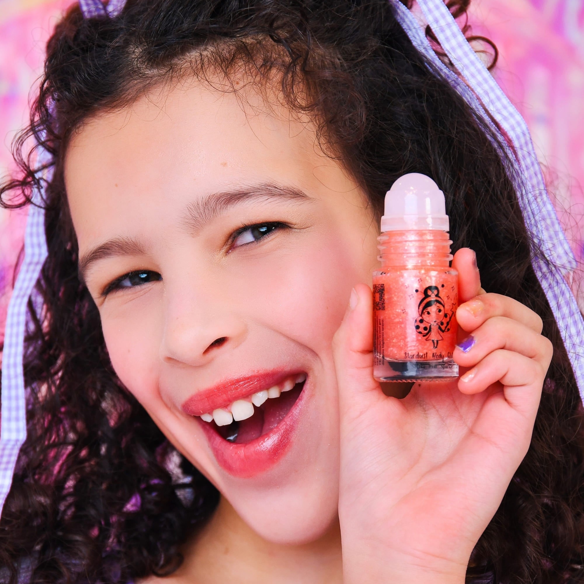 Miss Nella - Planet Pink Roll-On Lichaamsglitter