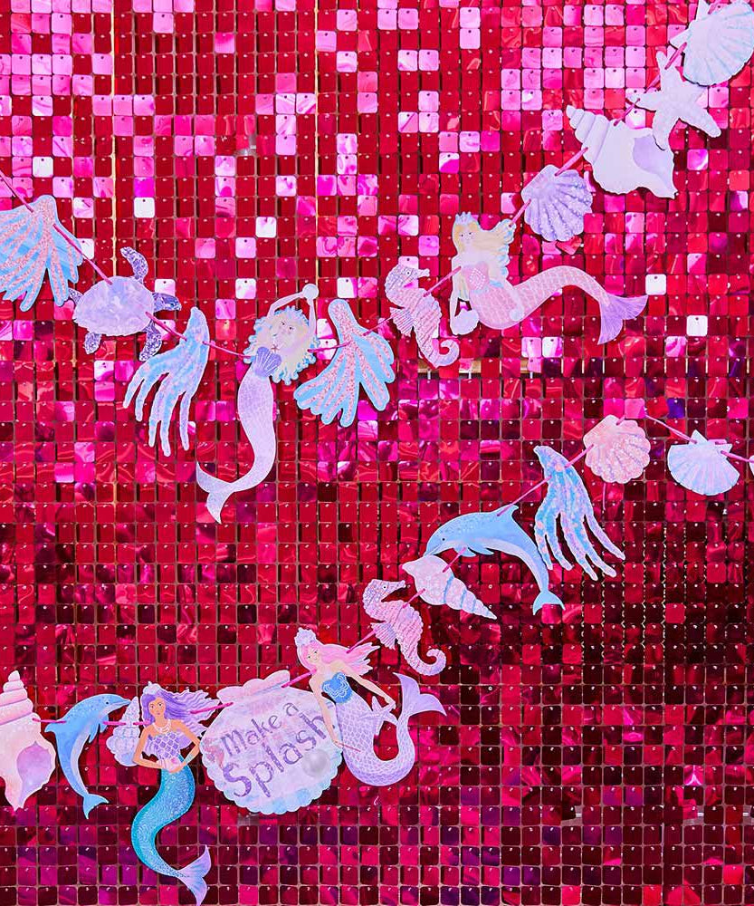 Party Pieces - Deniz Kızı Parti Asma Süsleri-Dinossi