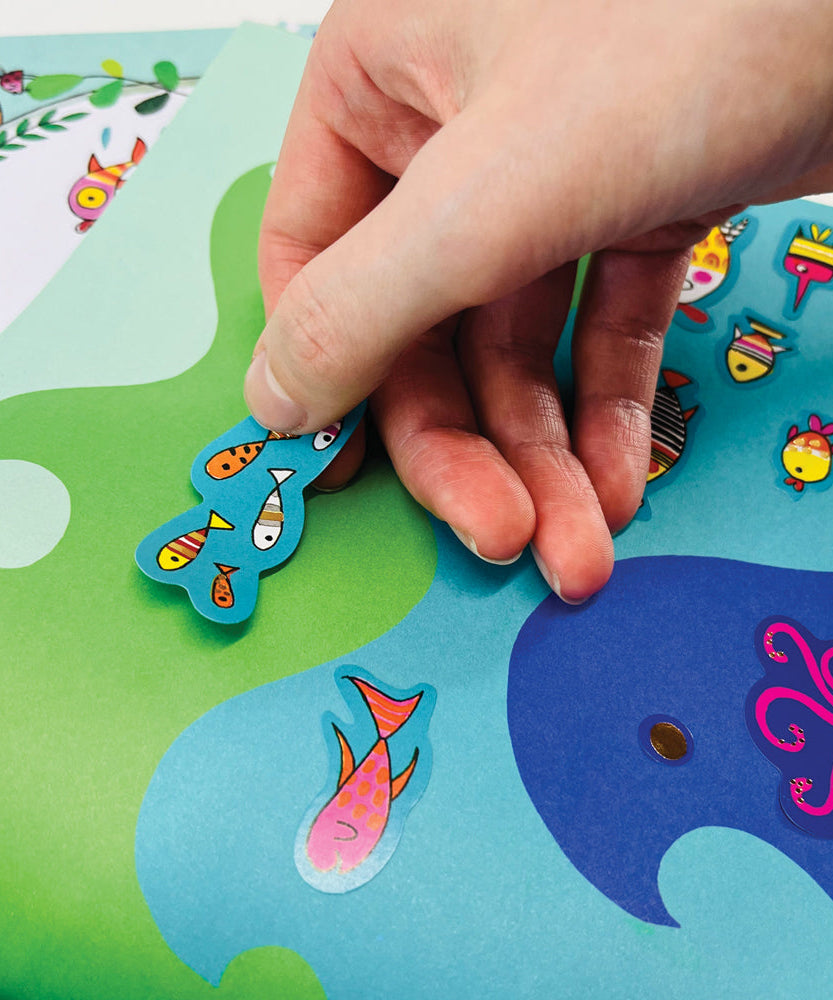 Rachel Ellen - Love Our Planet Sticker Scene Kleur- en Activiteitenboek