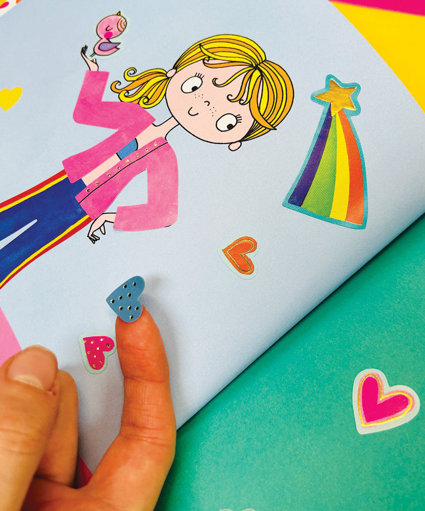 Rachel Ellen - Grl Pwr Sticker Scene Kleur- en Activiteitenboek