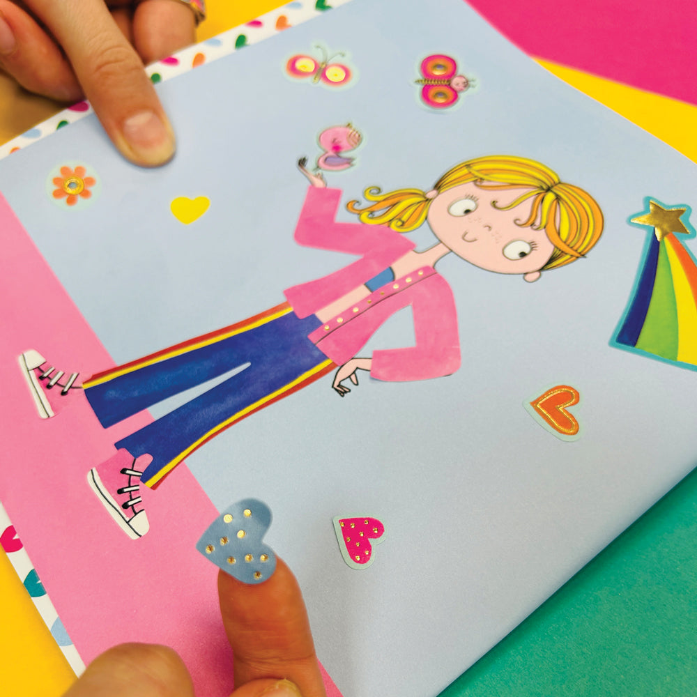 Rachel Ellen - Grl Pwr Sticker Scene Kleur- en Activiteitenboek