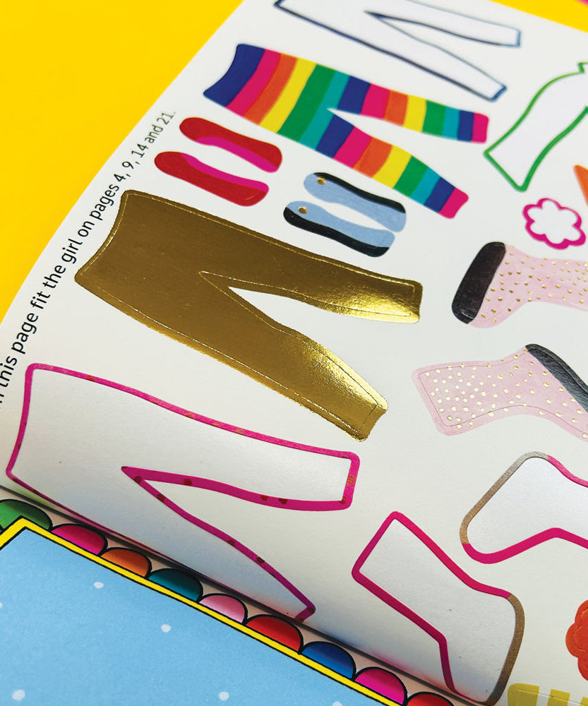 Rachel Ellen - Grl Pwr Sticker Scene Kleur- en Activiteitenboek