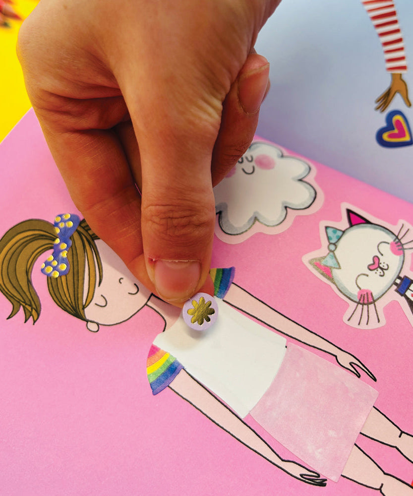 Rachel Ellen - Grl Pwr Sticker Scene Kleur- en Activiteitenboek