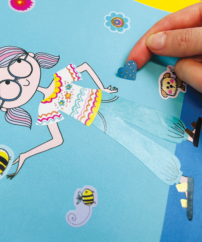 Rachel Ellen - Grl Pwr Sticker Scene Kleur- en Activiteitenboek