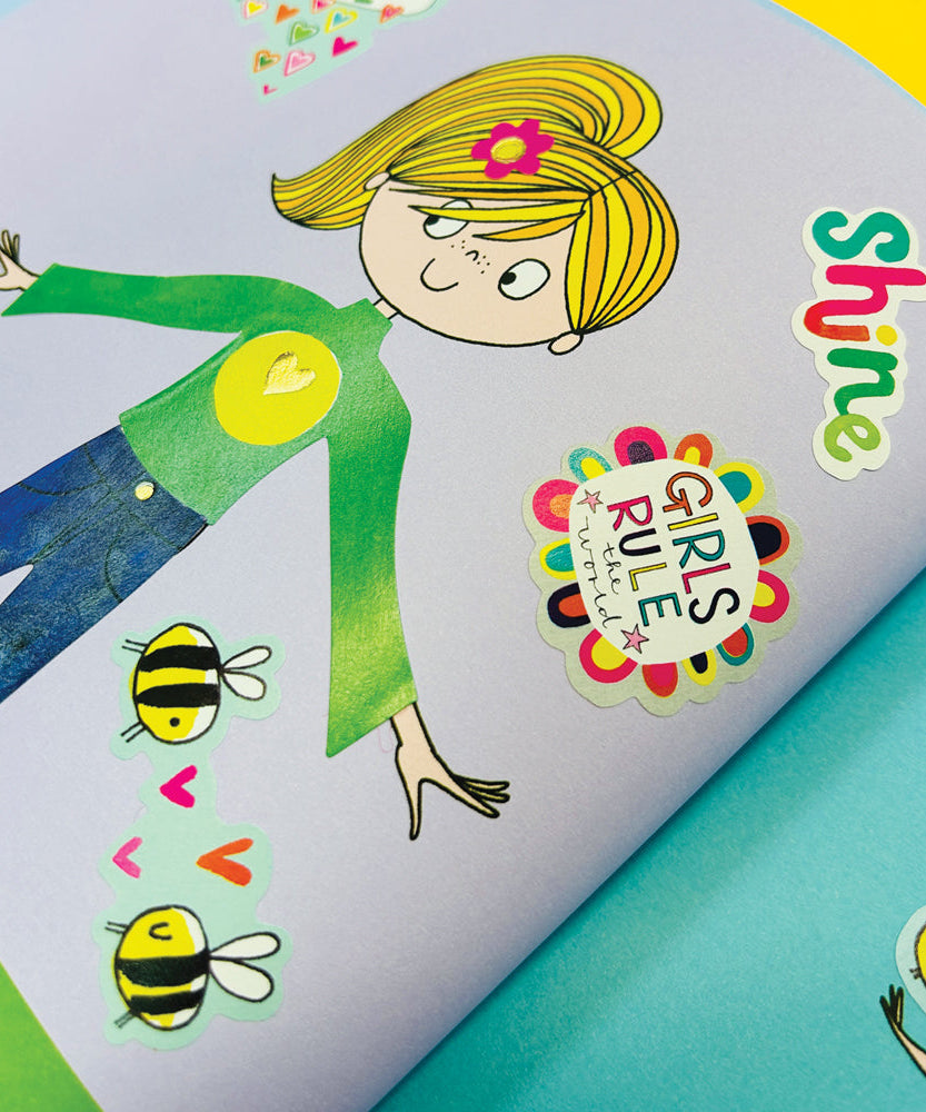 Rachel Ellen - Grl Pwr Sticker Scene Kleur- en Activiteitenboek