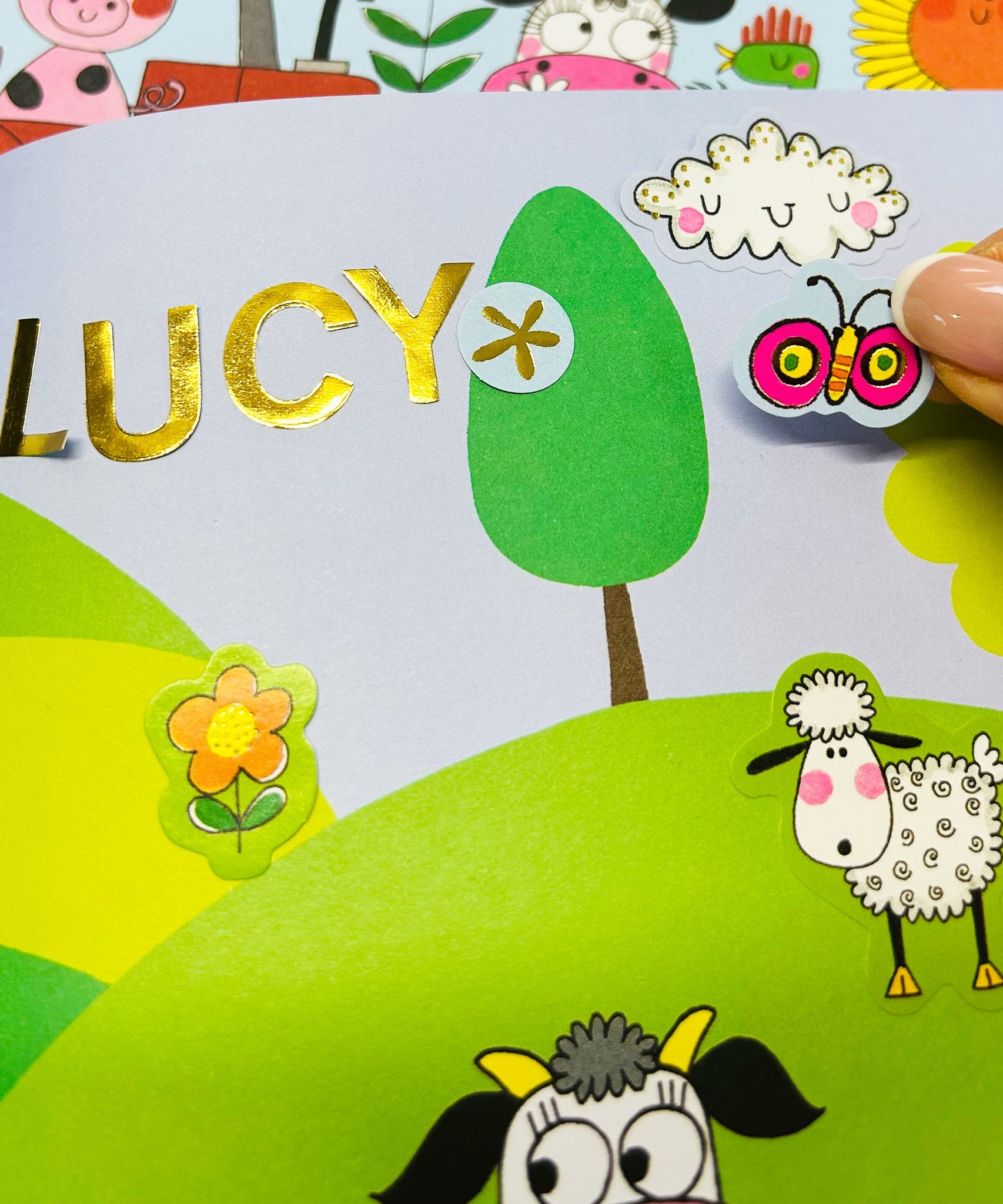 Rachel Ellen - On The Farm Sticker Scene Kleur- en Activiteitenboek