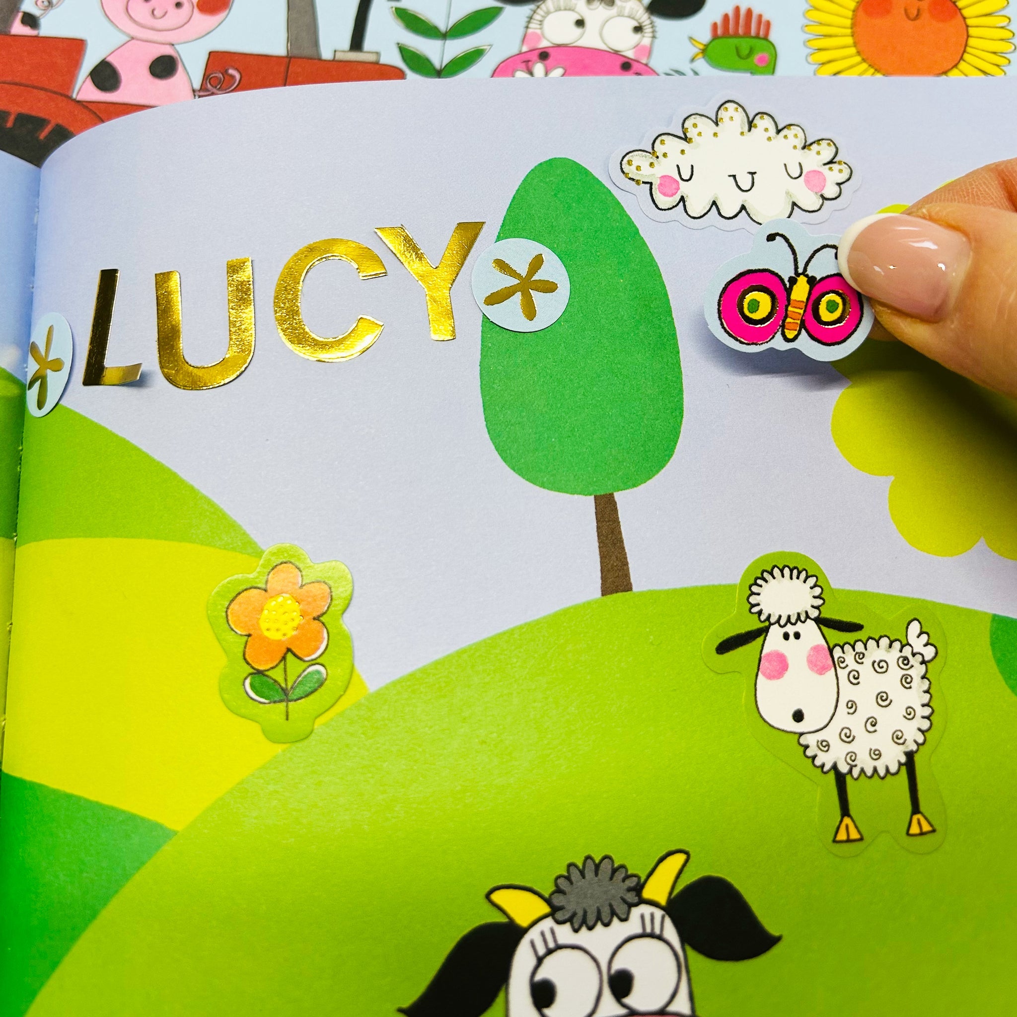 Rachel Ellen - On The Farm Sticker Scene Kleur- en Activiteitenboek