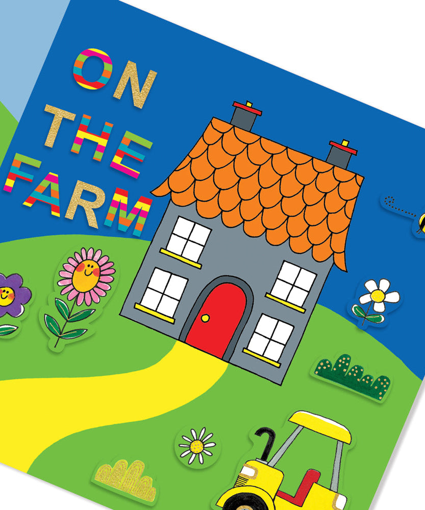 Rachel Ellen - On The Farm Sticker Scene Kleur- en Activiteitenboek