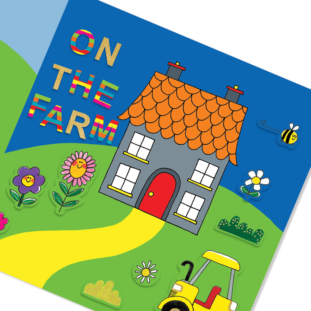 Rachel Ellen - On The Farm Sticker Scene Kleur- en Activiteitenboek