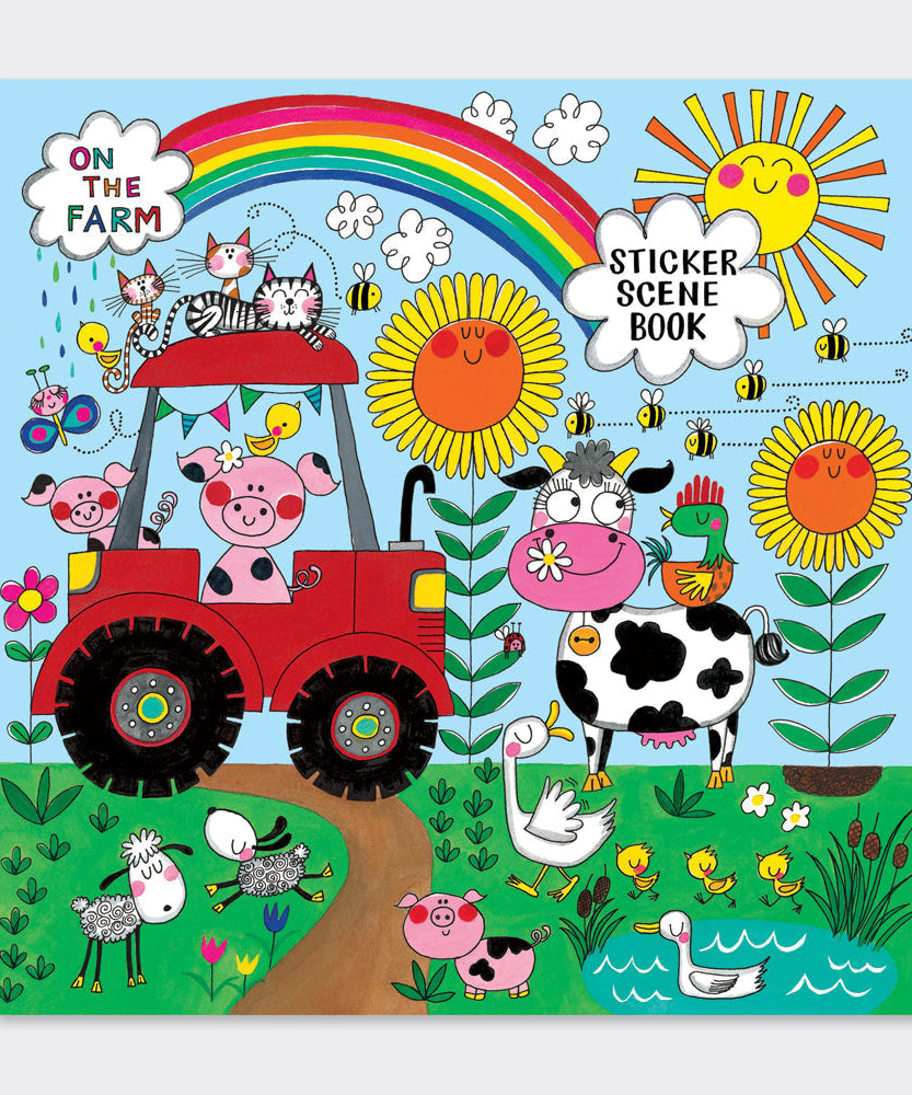 Rachel Ellen - On The Farm Sticker Scene Kleur- en Activiteitenboek