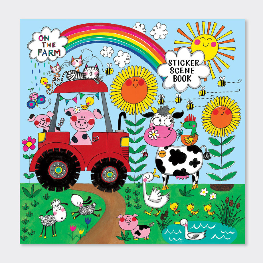 Rachel Ellen - On The Farm Sticker Scene Kleur- en Activiteitenboek