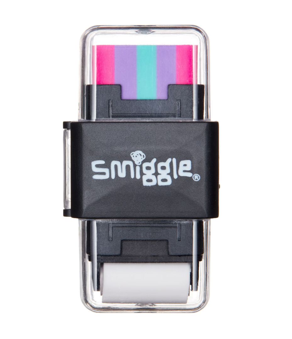 Smiggle - Sharp Again Rulo Silgi ve Kalemtıraş-Dinossi