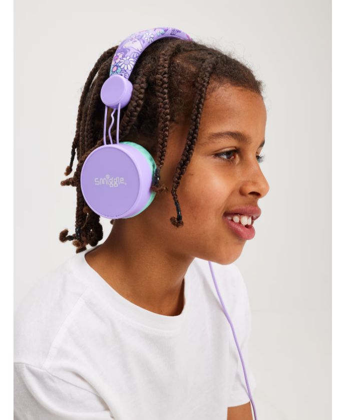 Smiggle - Hi There Kablolu Kulaküstü Kulaklık-Dinossi