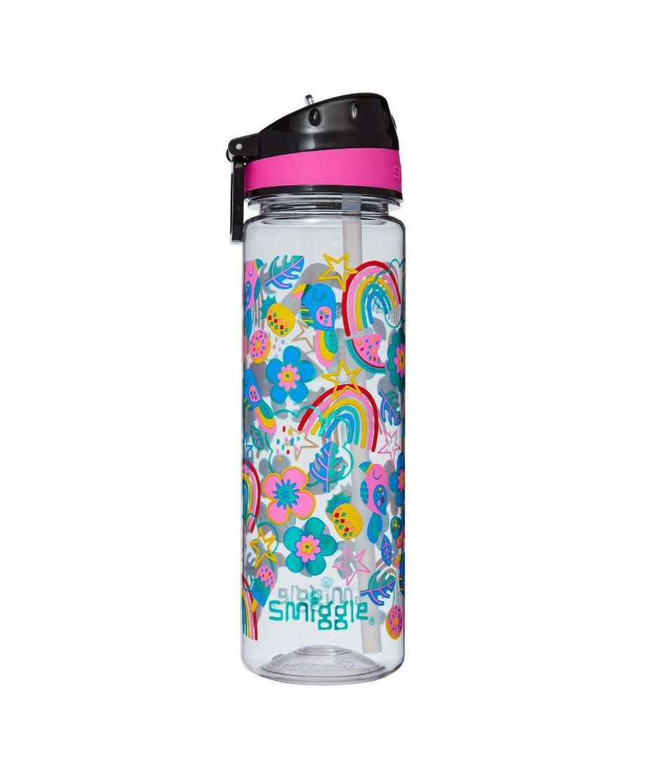 Smiggle - Drift Drink Up Plastik İçecek Şişesi 650Ml-Dinossi
