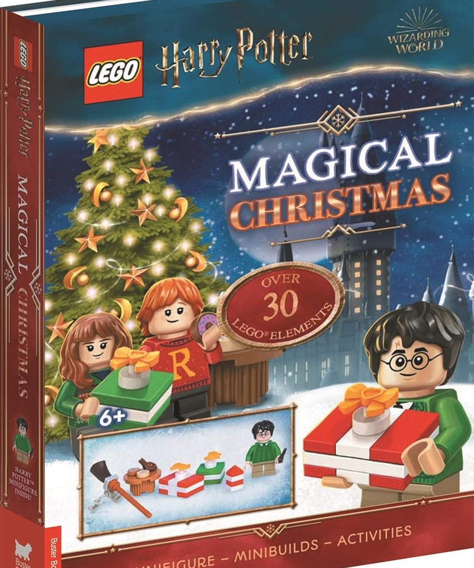 Buster Books - Lego Harry Potter Magische Kerstfiguur Speelgoed Engels Activiteiten- en Verhalenboek