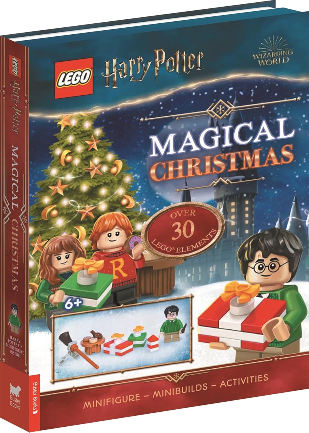 Buster Books - Lego Harry Potter Magische Kerstfiguur Speelgoed Engels Activiteiten- en Verhalenboek