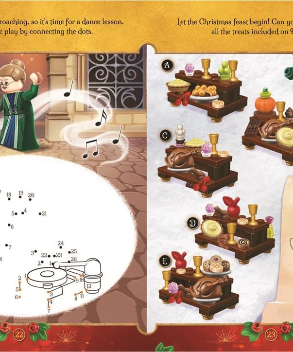 Buster Books - Lego Harry Potter Magische Kerstfiguur Speelgoed Engels Activiteiten- en Verhalenboek