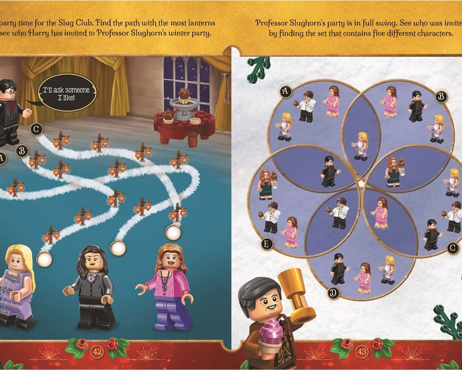 Buster Books - Lego Harry Potter Magische Kerstfiguur Speelgoed Engels Activiteiten- en Verhalenboek