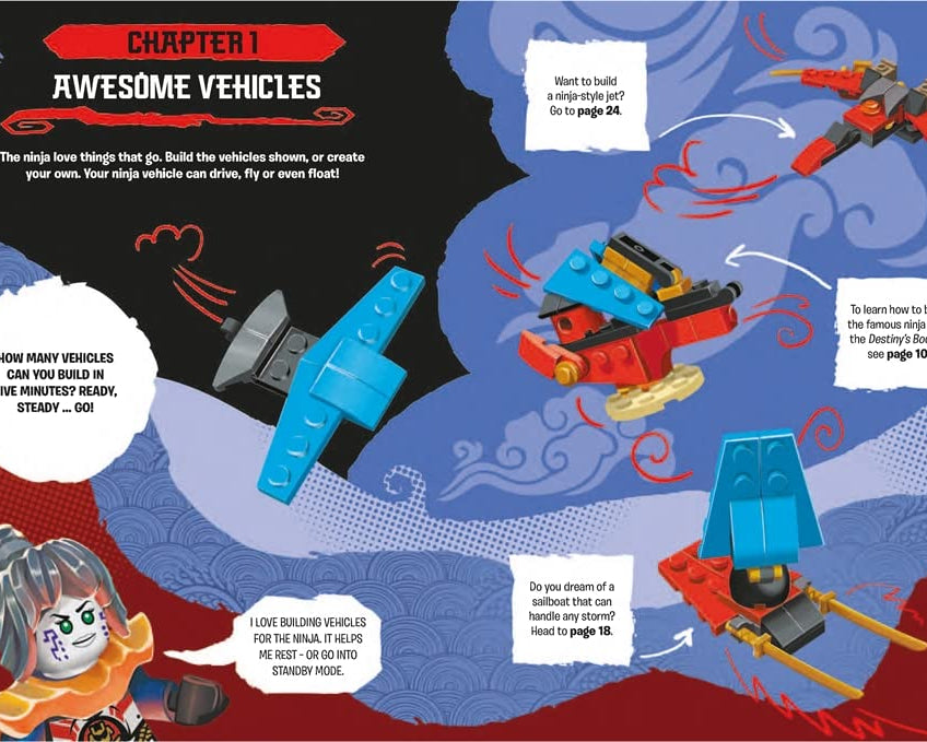 Buster Books - Lego Ninjago Figuren Speelgoed Engels Activiteiten- en Verhalenboek
