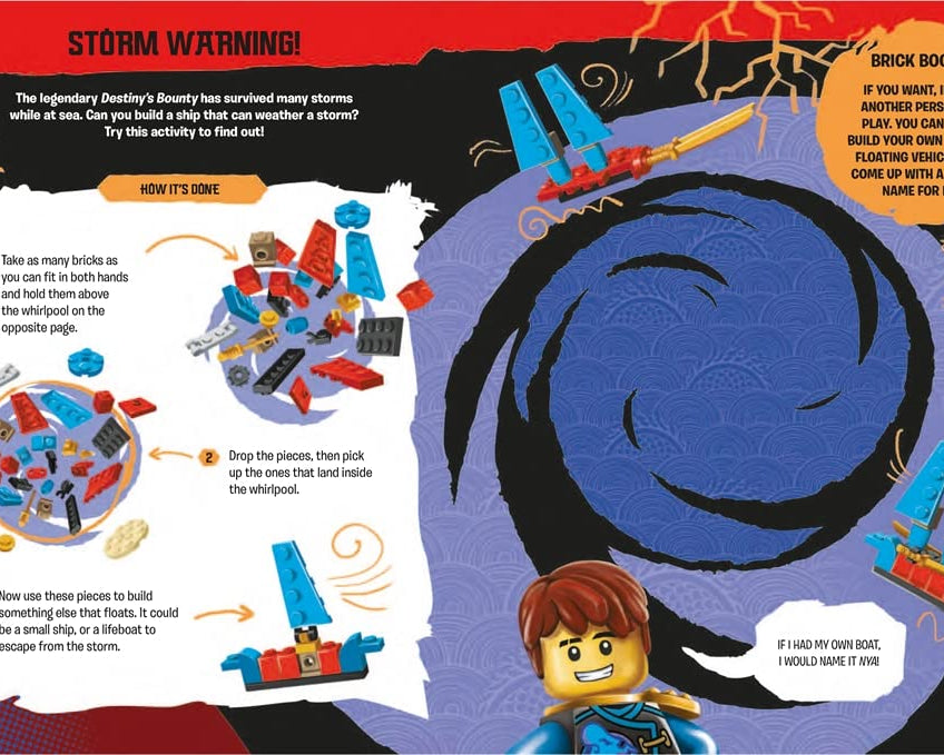 Buster Books - Lego Ninjago Figuren Speelgoed Engels Activiteiten- en Verhalenboek