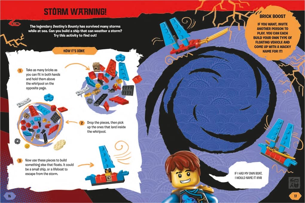 Buster Books - Lego Ninjago Figuren Speelgoed Engels Activiteiten- en Verhalenboek