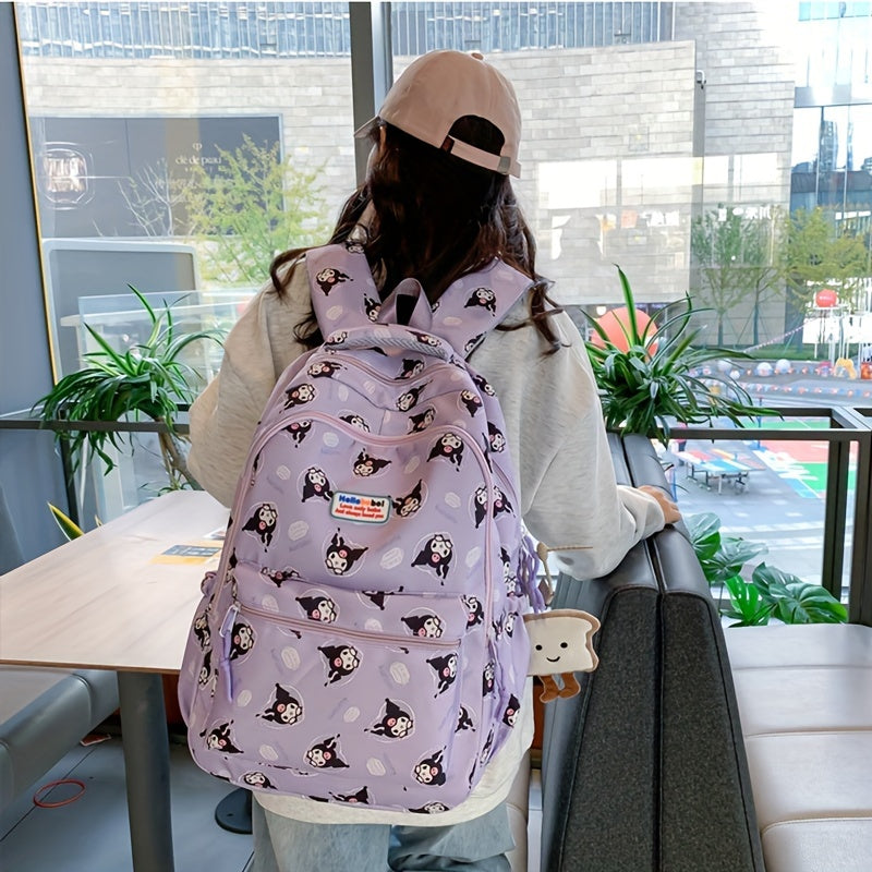 Sanrio - Kuromi Okul Sırt Çantası-Dinossi