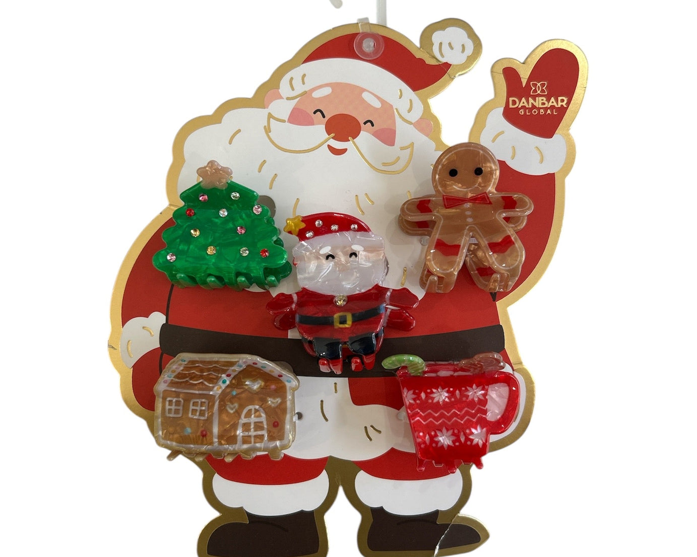 Dinossi - 5-delige Kerstmis Kinder Haarspeldenset