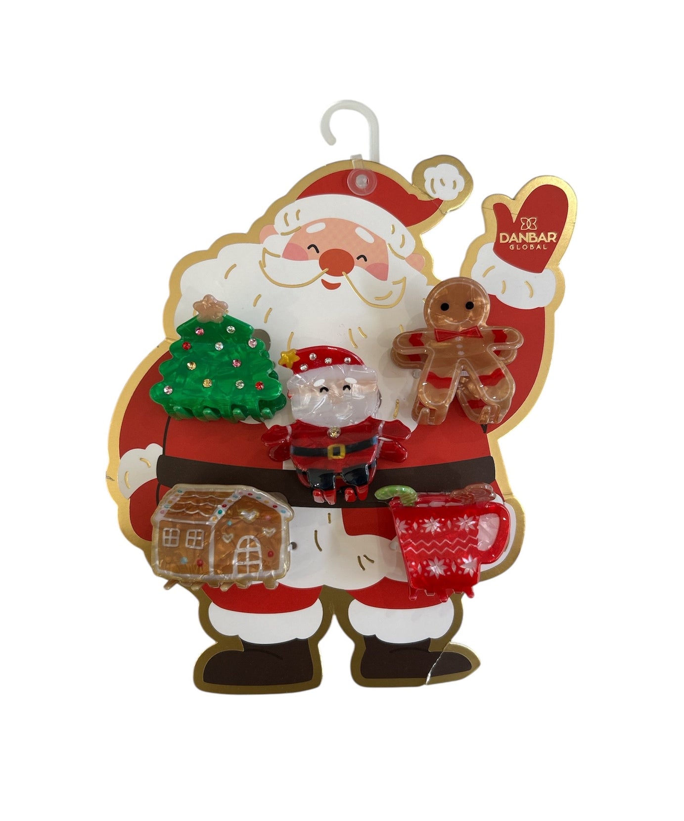 Dinossi - 5-delige Kerstmis Kinder Haarspeldenset