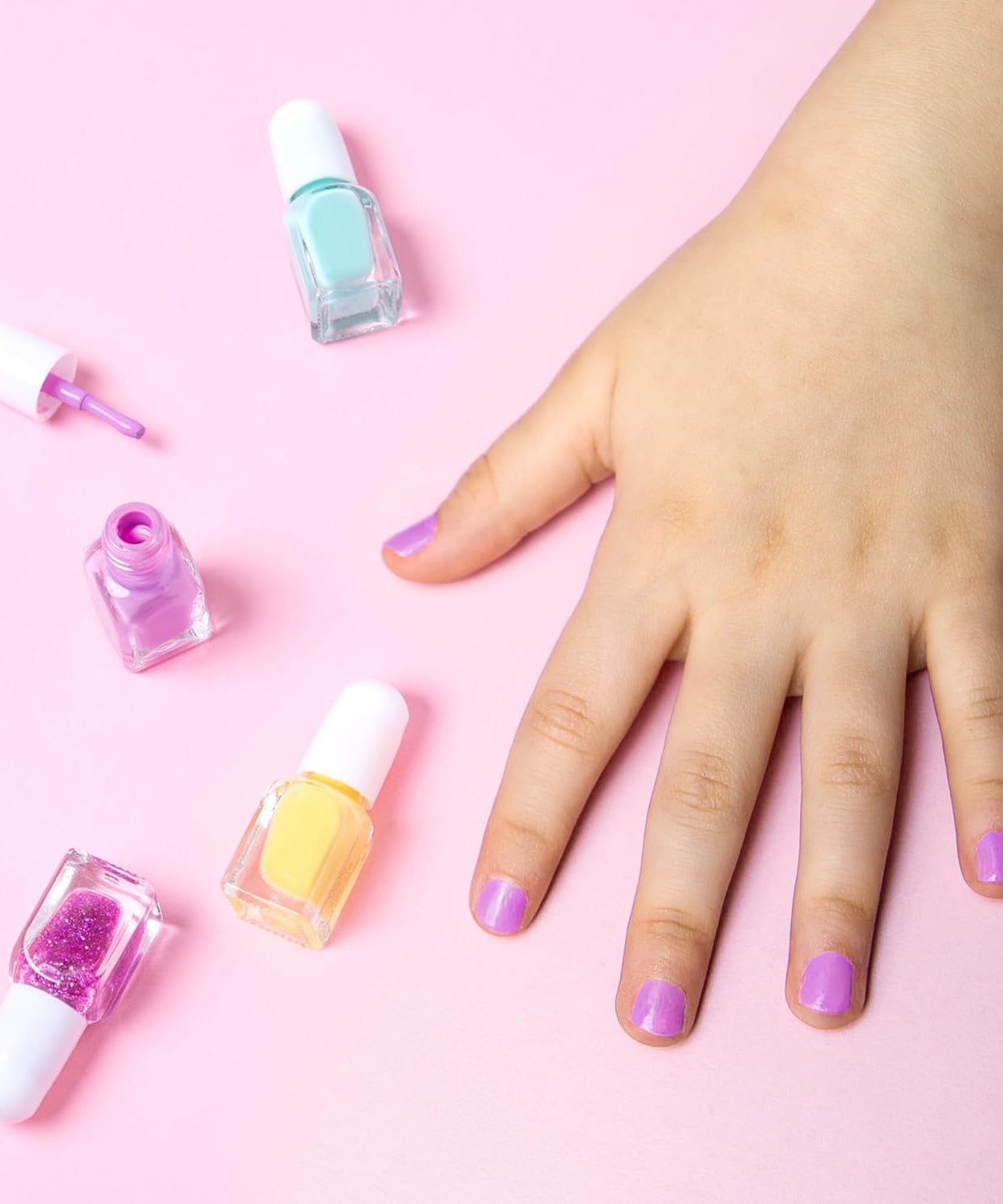 Dinossi - 9-delige Kindernagellak en Verzorgingsset