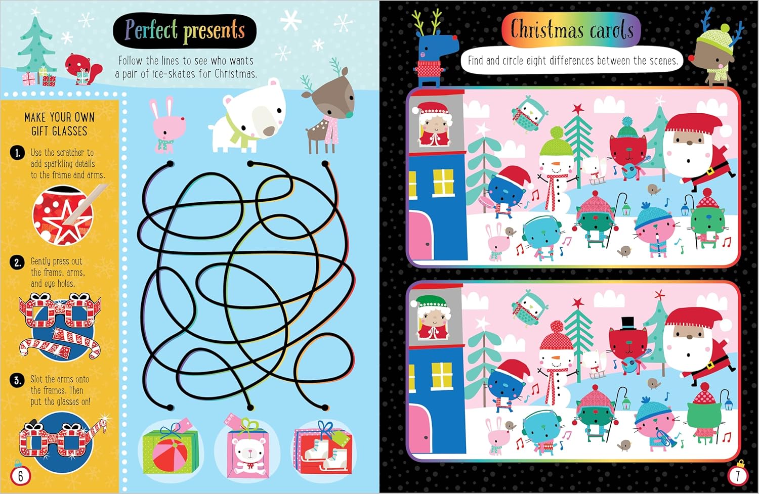 Dinossi - Kras en Fonkel Engels Kerstactiviteitenboek