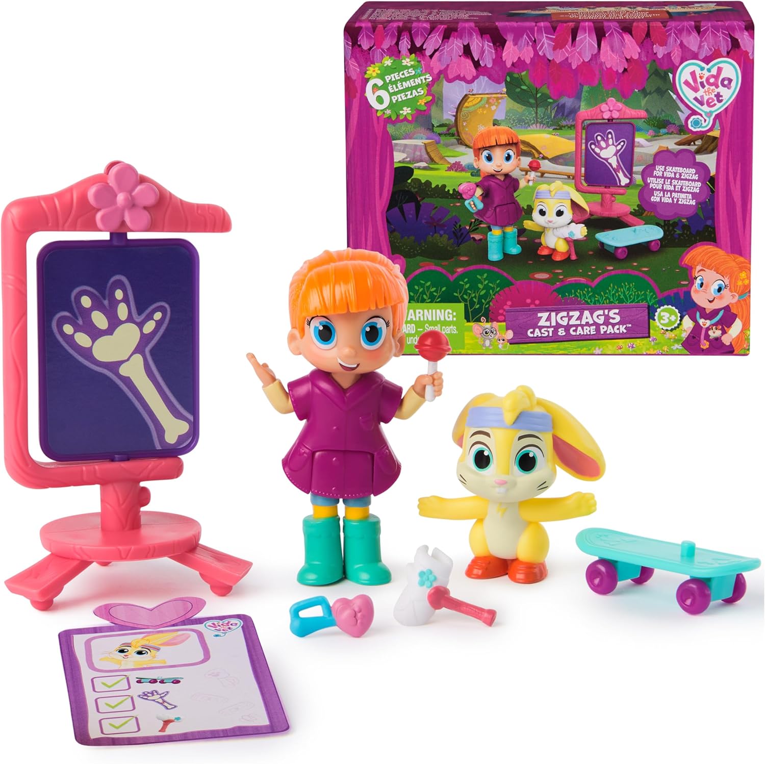 Dinossi - Vida De Dierenarts, Vida & Zig Zag Actiefiguren van Zig Zag
