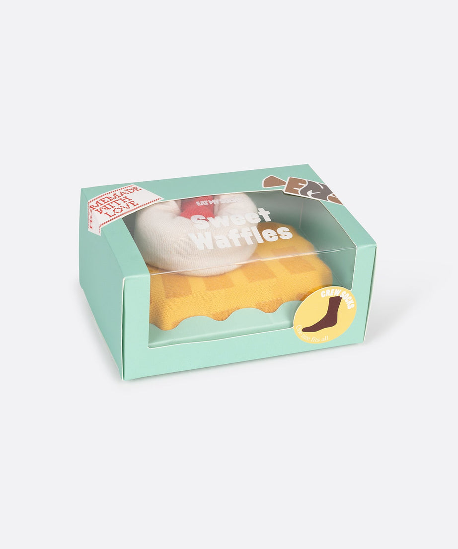 Eat My Socks - Yetişkin Tatlı Waffle Çorap - Dinossi