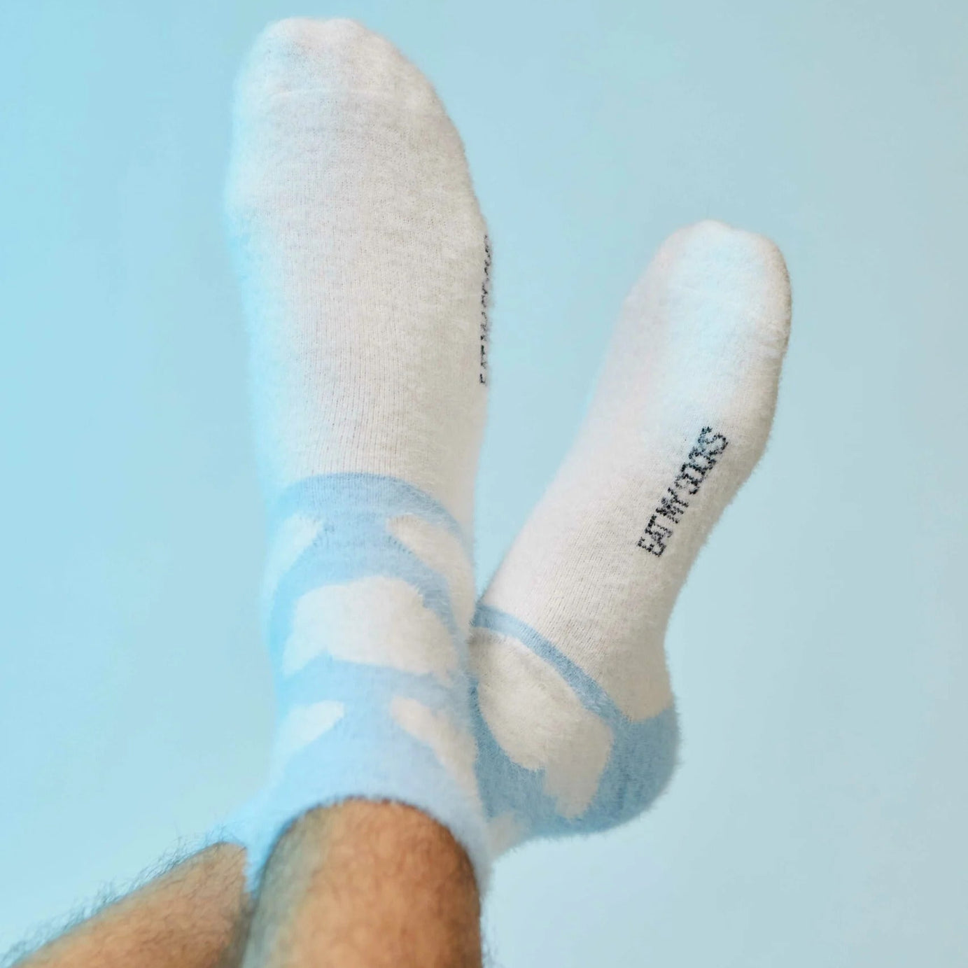 Eat My Socks - Yetişkin Tüylü Bulut Çorap - Dinossi