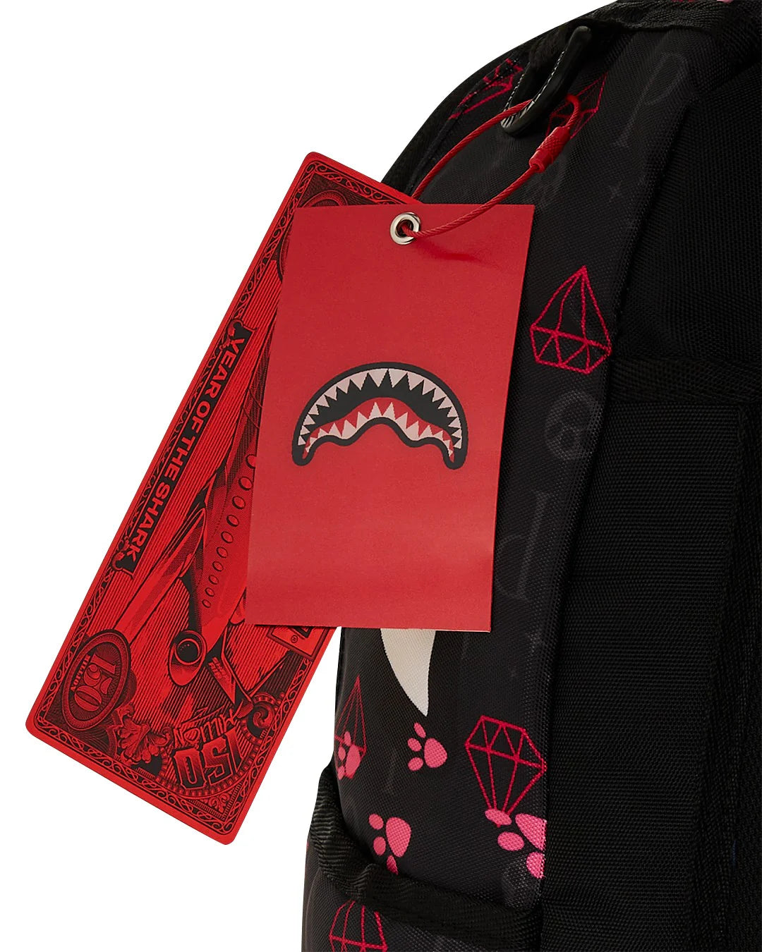 Sprayground - Roze Panter Pootafdrukken Dlxr Rugzak