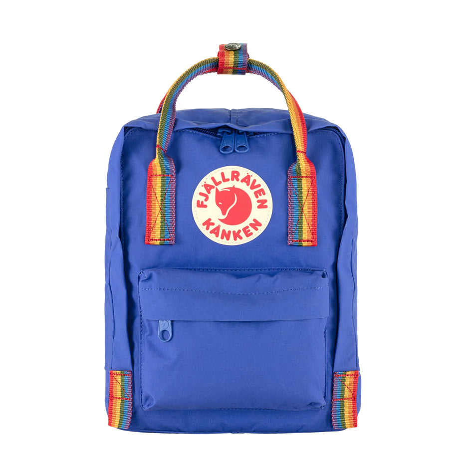Fjällräven Kånken - Regenboog Mini Unisex Blauwe Rugzak