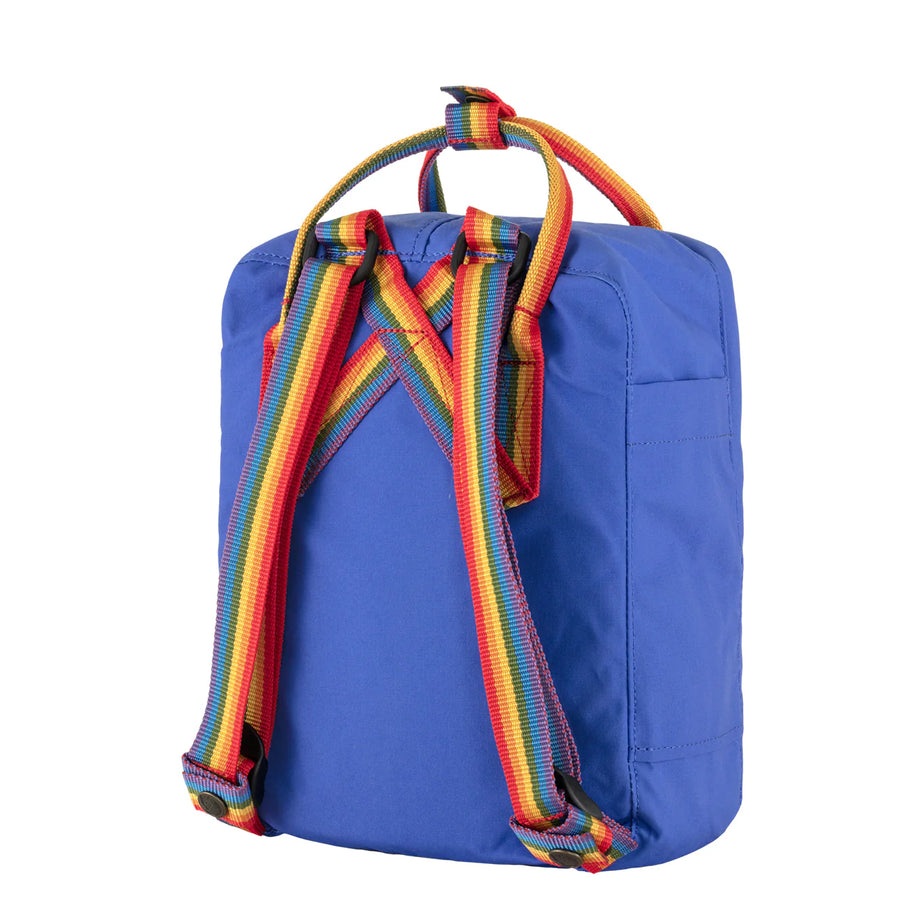 Fjällräven Kånken - Regenboog Mini Unisex Blauwe Rugzak