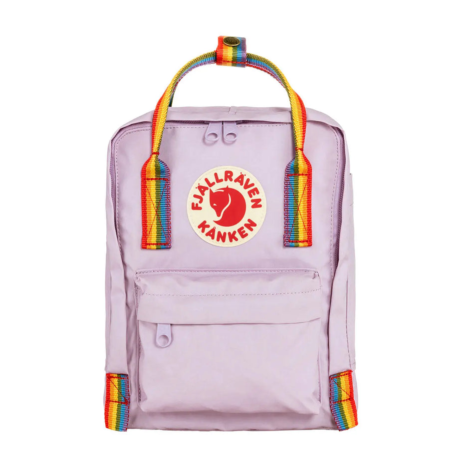 Fjällräven Kånken - Regenboog Mini Unisex Lavendel Rugzak