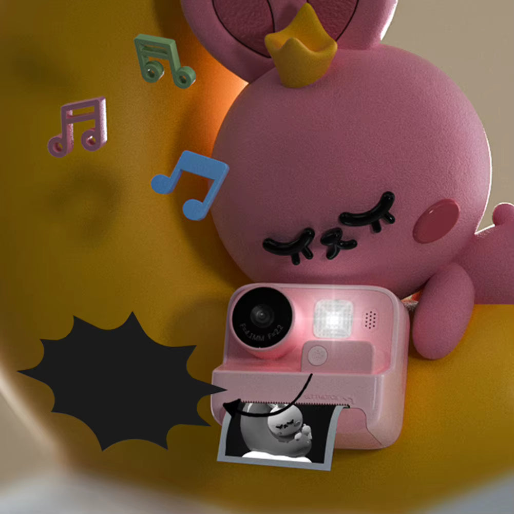 iPixi – Directe Afdruk Digitale Foto- en Videocamera Roze