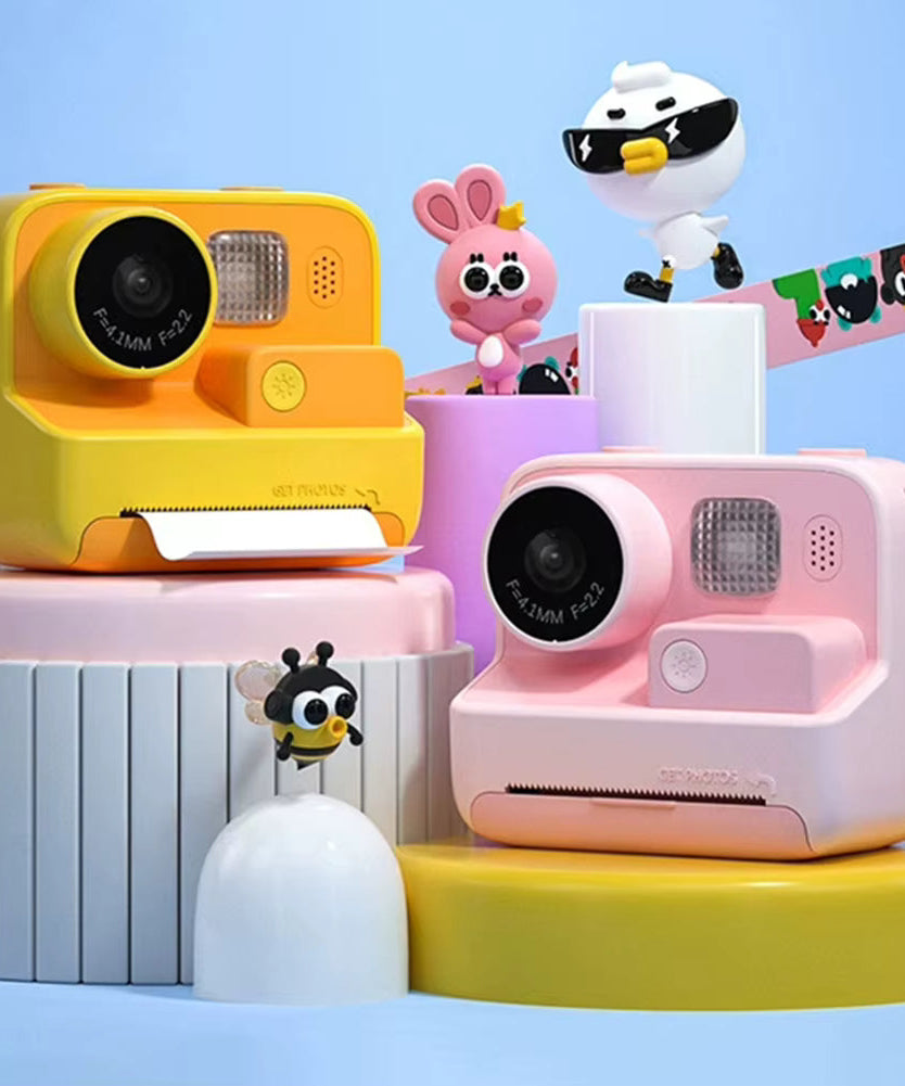 iPixi – Directe Afdruk Digitale Foto- en Videocamera Oranje