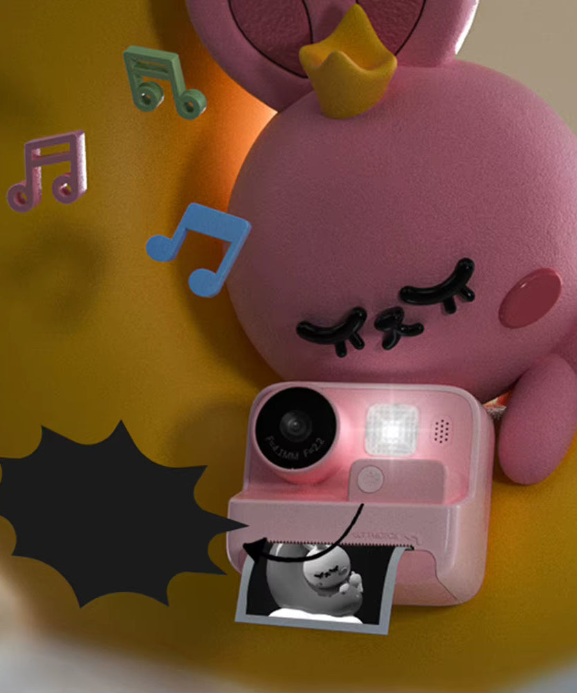 iPixi – Directe Afdruk Digitale Foto- en Videocamera Oranje