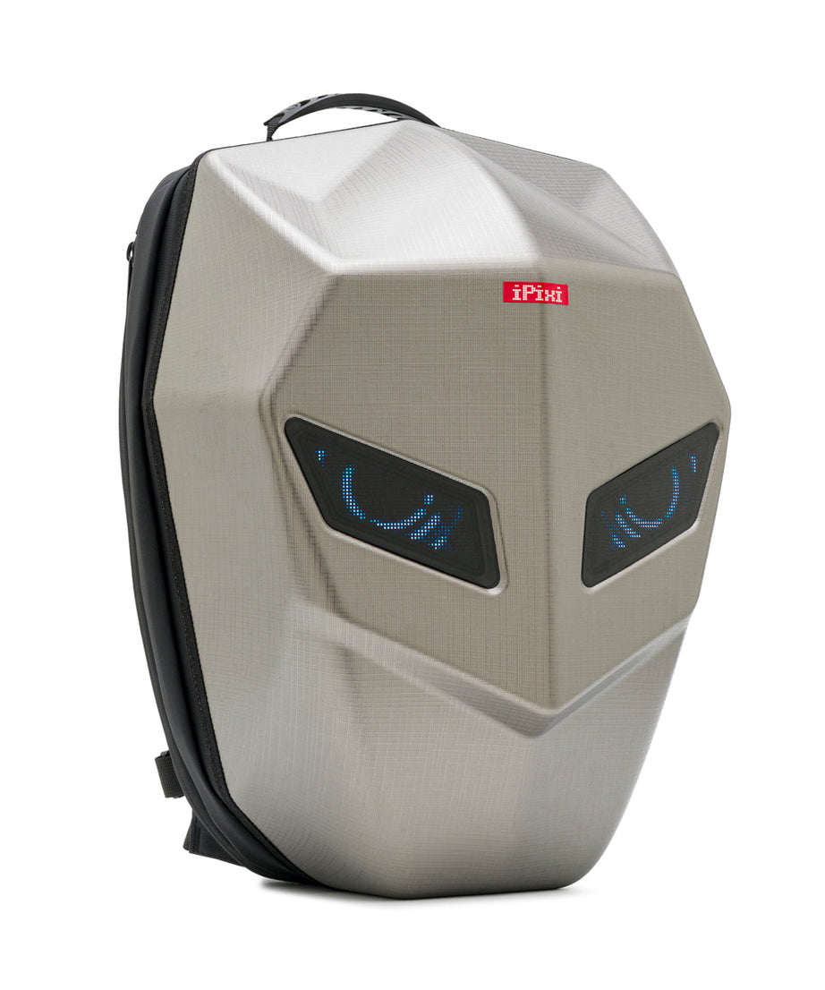 iPixi – Motorcoureur en Reiziger Titanium Beschermde LED Rugzak