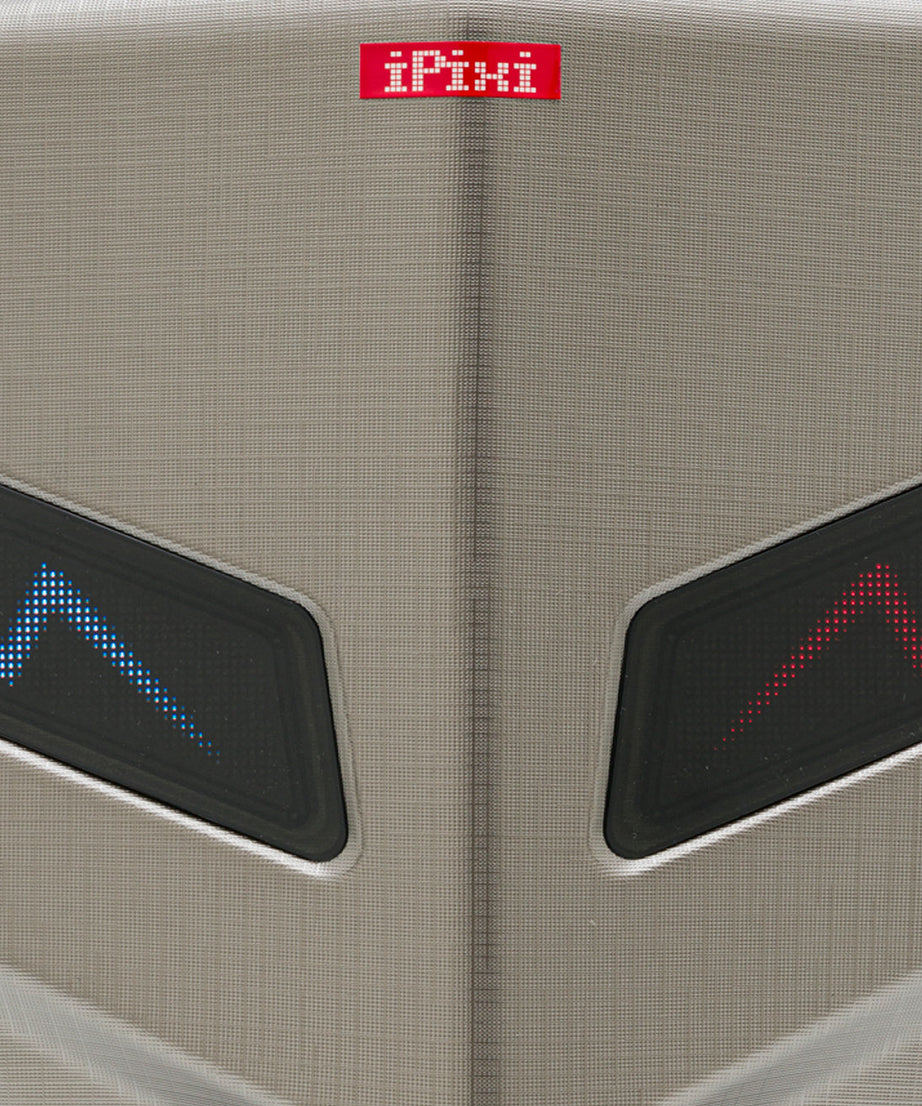 iPixi – Motorcoureur en Reiziger Titanium Beschermde LED Rugzak