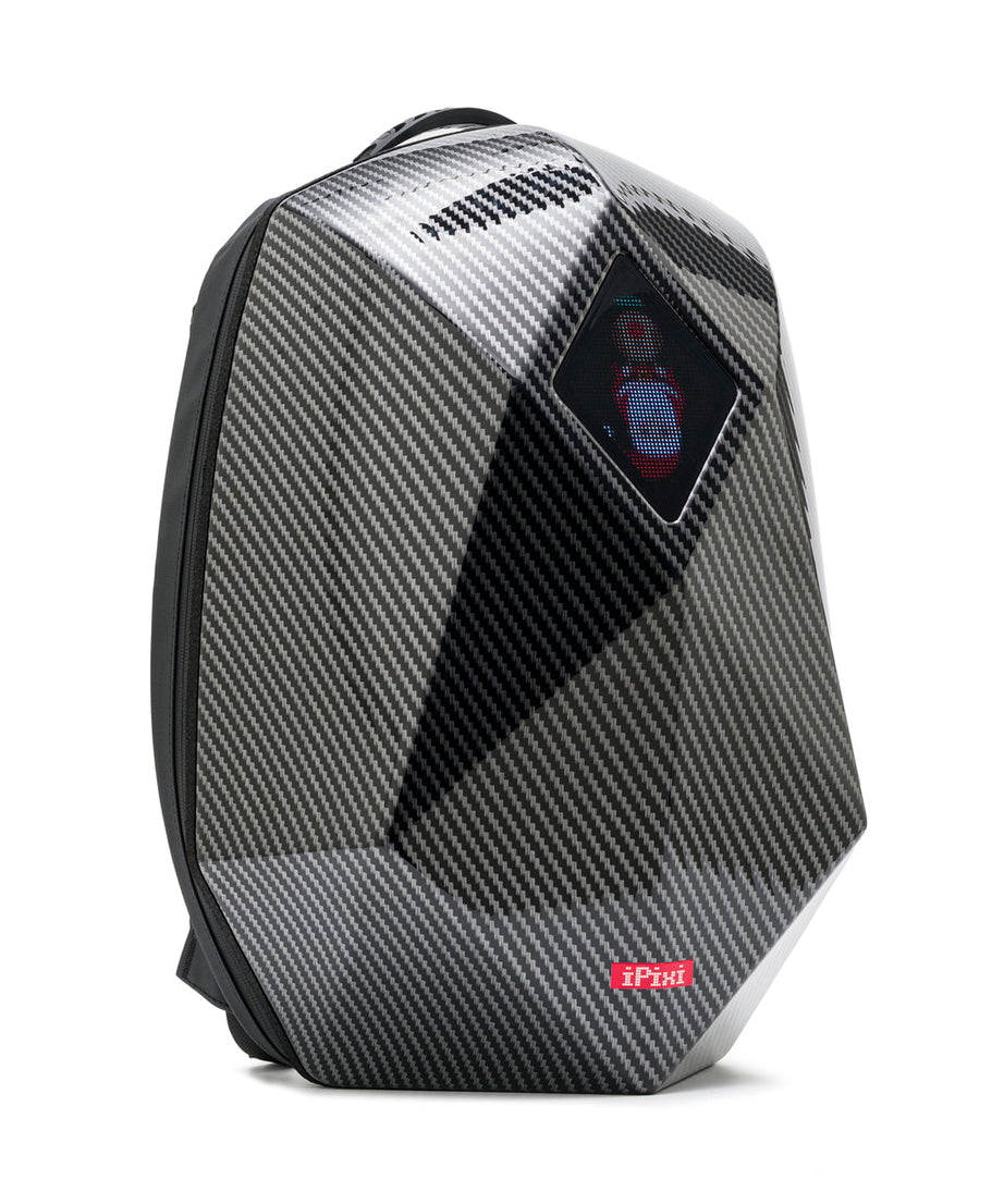 iPixi – Motorcoureur en Reiziger Titanium Beschermde LED Rugzak