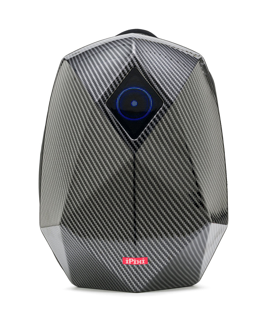 iPixi – Motorcoureur en Reiziger Titanium Beschermde LED Rugzak