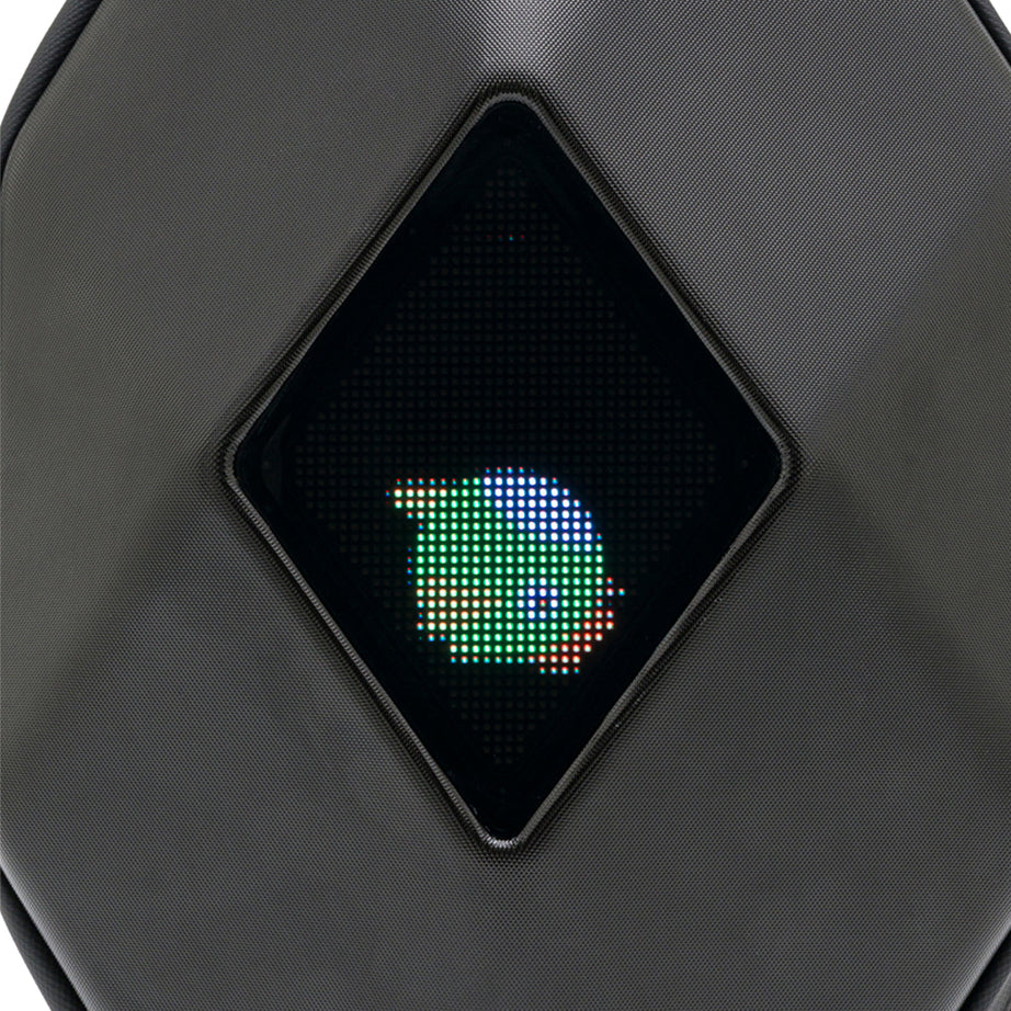 iPixi – Schouder- en Taille Titanium Beschermde LED Tas