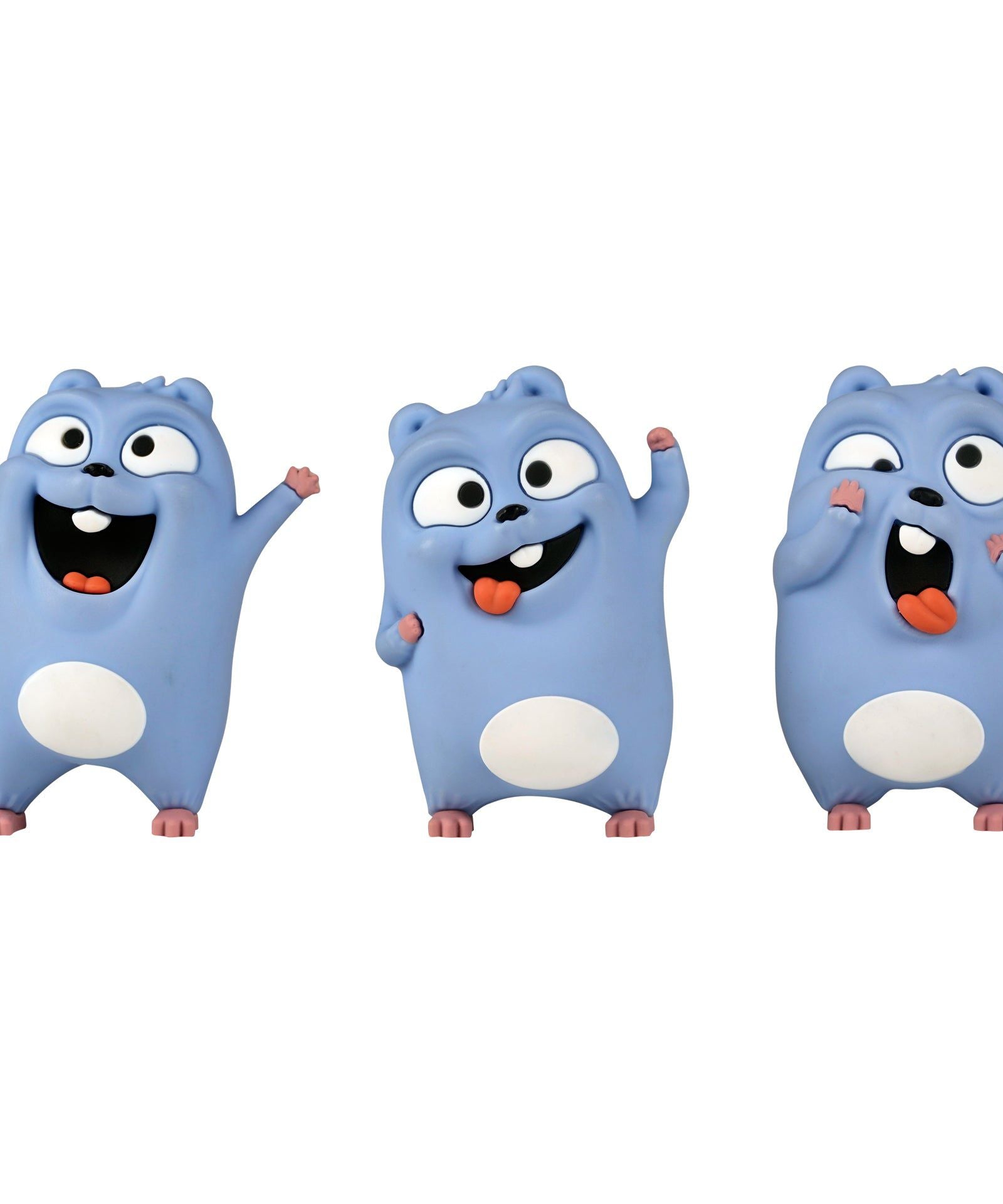 Grizzy ve Lemmingler - 3lü Leming Figür Oyuncağı-Dinossi