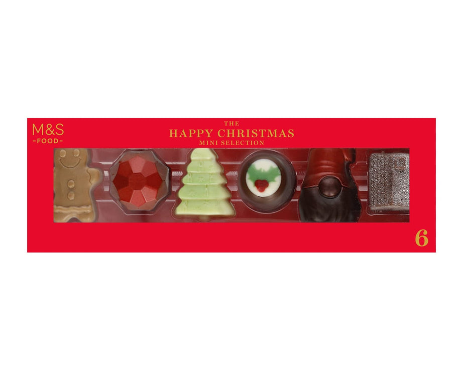 M&S Food - Chocolade met Gelukkig Kerstthema